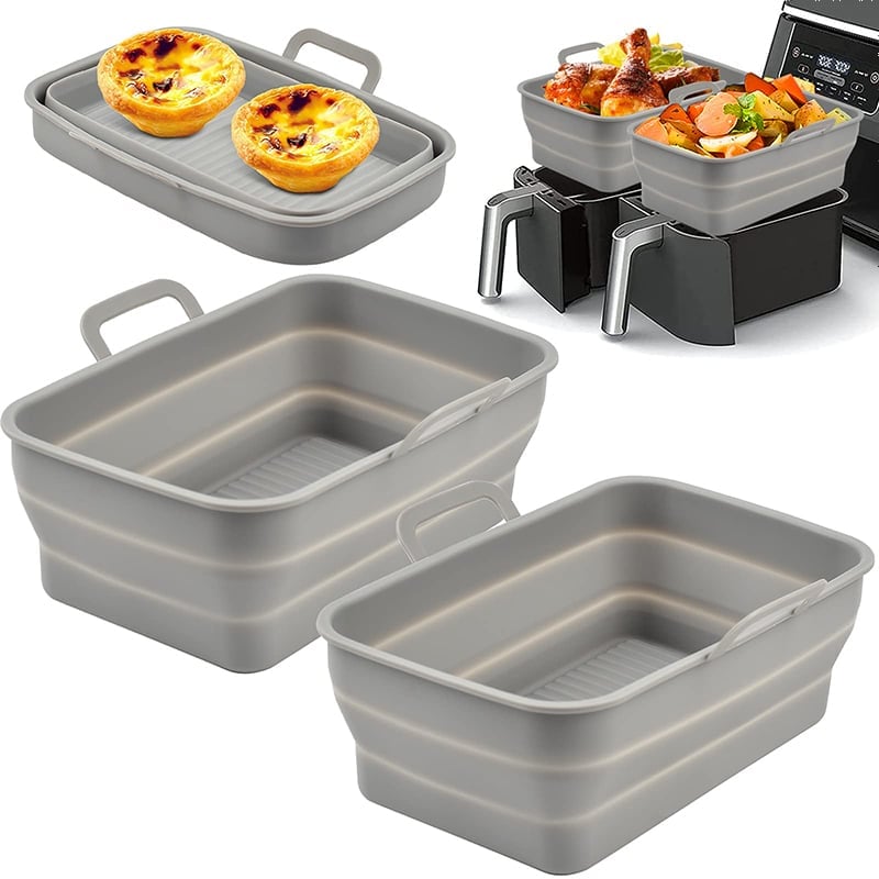 (🔥SALE-49% OFF) Foldable Air Fryer Silicone Baking Tray