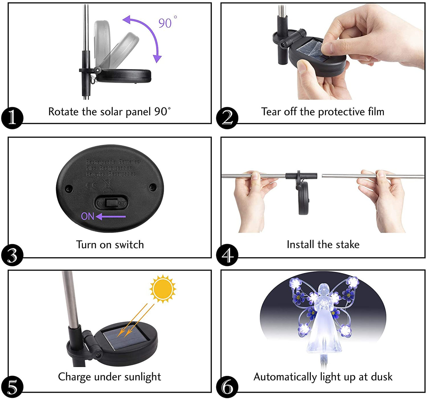 -49% OFF🔥🔥 👼Waterproof Solar Angel lights