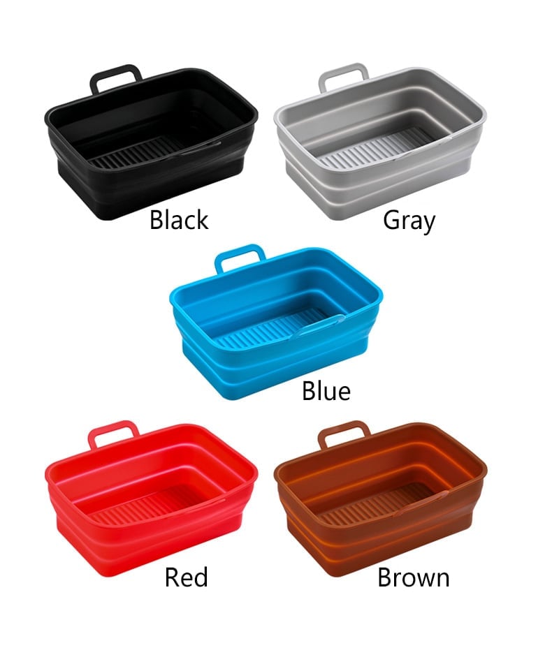 (🔥SALE-49% OFF) Foldable Air Fryer Silicone Baking Tray