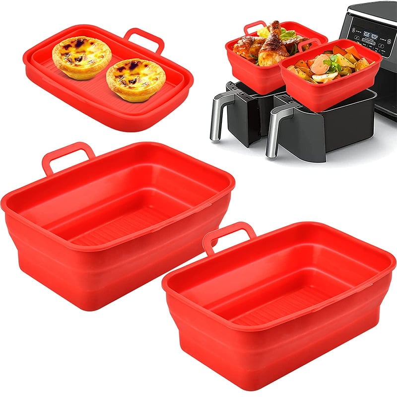 (🔥SALE-49% OFF) Foldable Air Fryer Silicone Baking Tray
