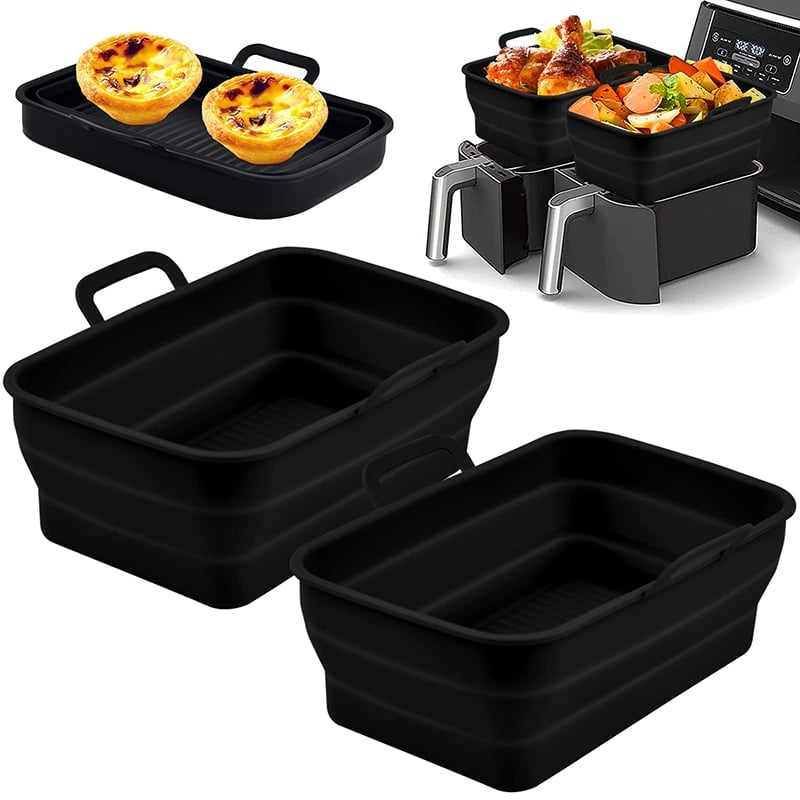 (🔥SALE-49% OFF) Foldable Air Fryer Silicone Baking Tray