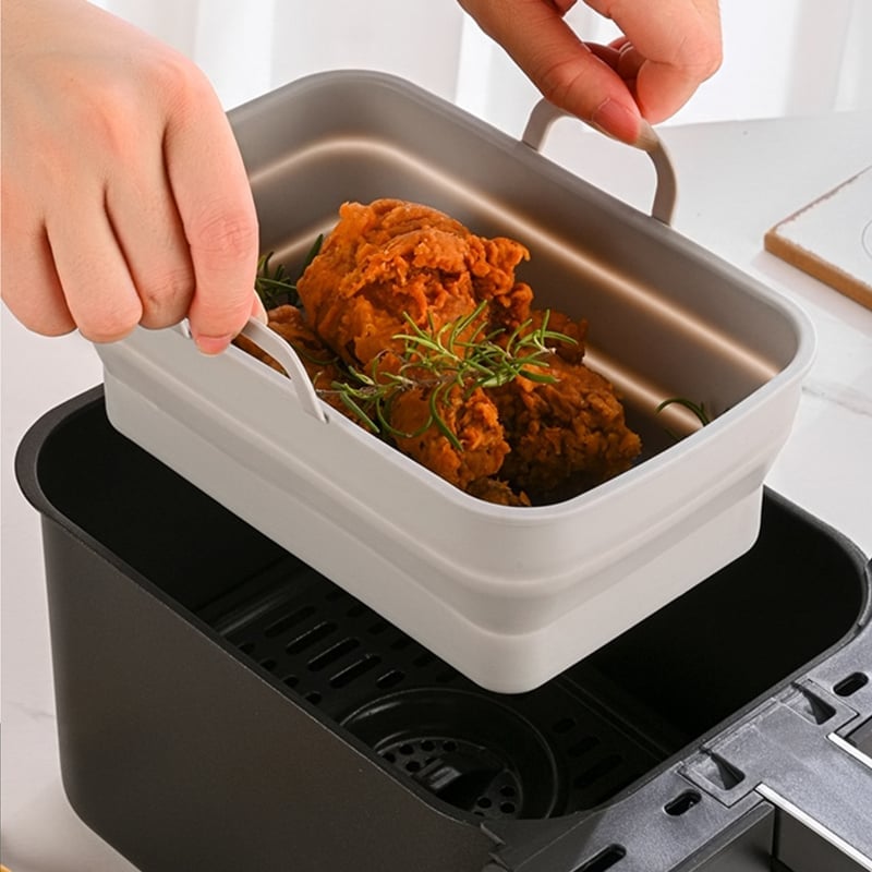 (🔥SALE-49% OFF) Foldable Air Fryer Silicone Baking Tray