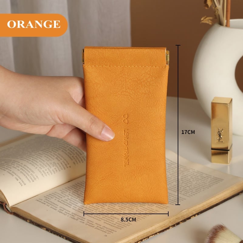 (🌷EARLY MOTHER'S DAY SALE - 48% OFF)Snap Closure Leather Organizer Pouch