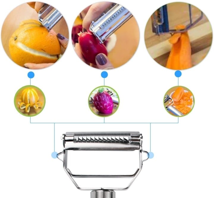 (🎁2024 New Year Hot Sale🎁)🔥  49% OFF -Stainless Steel Multifunctional Peeler