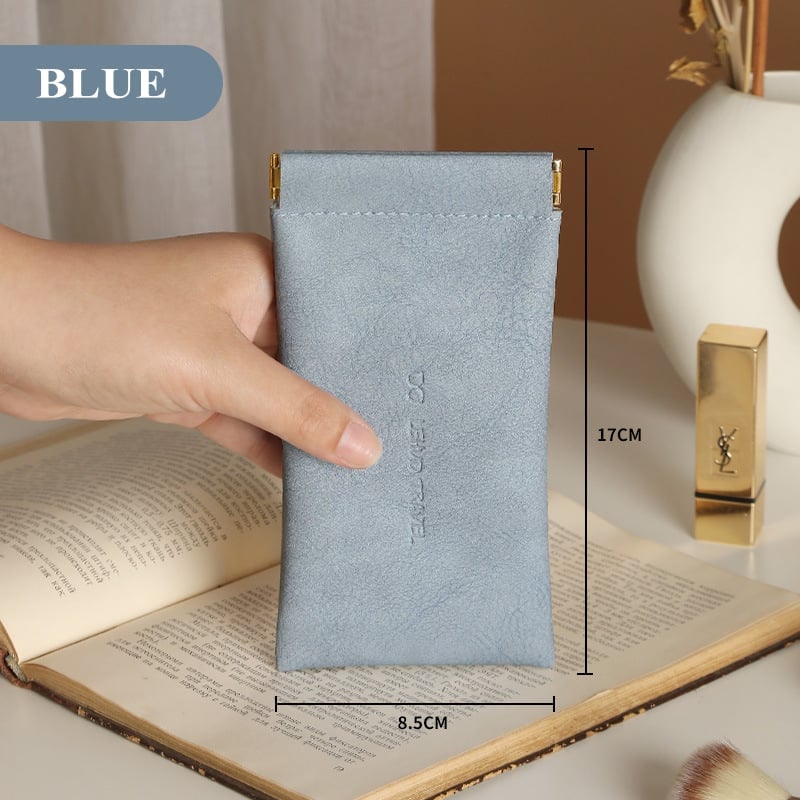(🌷EARLY MOTHER'S DAY SALE - 48% OFF)Snap Closure Leather Organizer Pouch